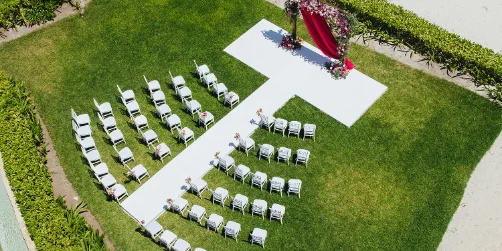 Aerial event coverage photograph in Singapore